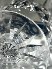 6 VINTAGE WATERFORD CRYSTAL LISMORE BRANDY GLASSES 5 1/8″ ORIGINAL BOX ~ IRELAND