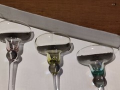 BLOCK Crystal Mouth Blown Kaleidoscope Corial 6pc Set