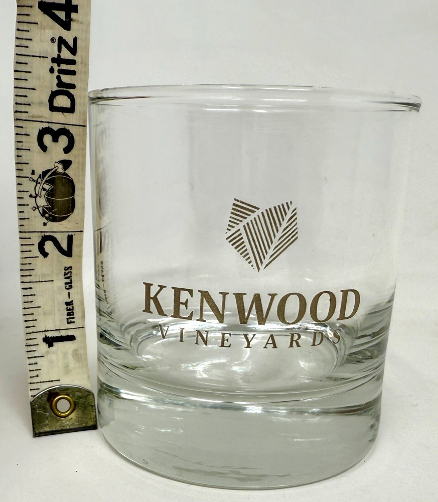 Vintage Kenwood Vineyards Winery Wine Glass Sonoma California CA