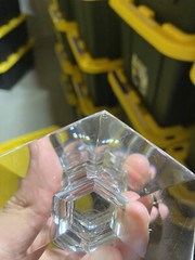 BEAUTIFUL VTG BACCARAT CRYSTAL HARCOURT 1841 Water Goblet SIGNED 6″H FRANCE