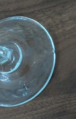 Rogaska Crystal GALLIA 5.75″ Champagne Sherbet Glass Star Cross Base Flaw