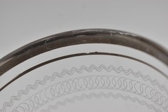 Vitg Needle Etched Silver Rim Federal Glasses Assorted Sizes 16 lot Mid Century