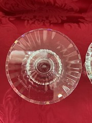 NIB FLAWLESS Glass BACCARAT France Two MILLE NUITS Crystal WINE COCKTAIL GOBLETS