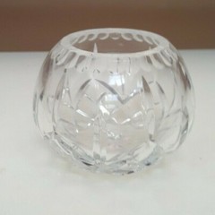 GORHAM ROUND LEAD CRYSTAL BOWL STAR BLOSSOM EDITION 4 INCHES DIAMETER 3 INCHES