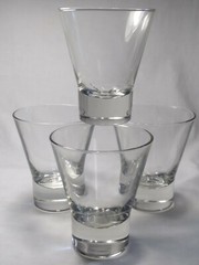 Cocktail Glasses Set Of 4 Vintage Mid-Century Modern