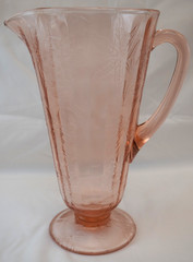 Jeannette Floral Pink 48 oz Lemonade Pitcher, 10 1/4″ (S20)