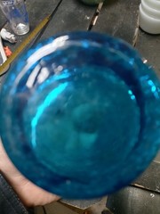 Vintage Anchor Hocking Rainflower Laser Blue 10 Ounce Tumbler Replacement