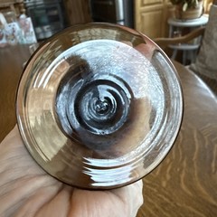 vintage Libbey «Tawny» or «Smoke» Wine Or Water Goblets 1960s or 1970s Beautiful