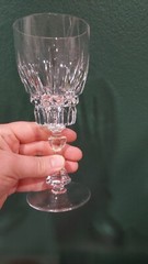 Astra by NACHTMANN Christal Wine Glasses 6 1/8” Water Goblets 7 1/8″ 9 Pcs 5+4