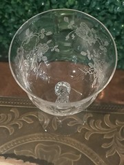 Vintage Fostoria Willowmere 7-1/8” Water Wine Glass 6024 Stem 333 Etch 10oz