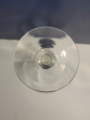 5 – Vintage Clear Floral & Butterfly Etched Wine Glasses