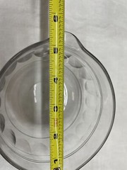 Vintage Clear Glass Wine Glass Rinser Cooler C. 1840-1860