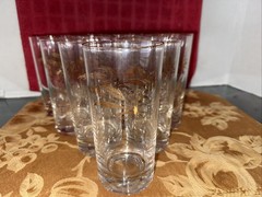 Lifetime Homer Laughlin Prairie Gold Wheat Tumblers Glasses 5 5/8″ Set of 10