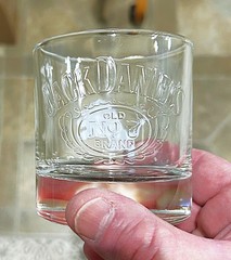 BEAUTIFUL LOT OF ( 6 ) DETROIT LIONS JACK DANIELS OLD #7 BRAND WHISKEY GLASSES