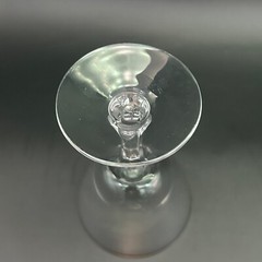 Fostoria Platinum Rimmed Wine Glasses Water Goblet 6.2 in Tall Wedding Ring
