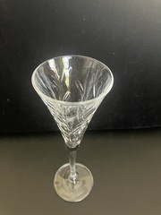 Royal Crystal Rock RCR LAURUS 6- Fluted Champagne Flute Glasses.