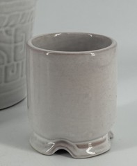 Vintage Frankoma White Coffee Set – Collection 3 Pieces Mid Century Pottery