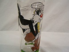 Rare Pepsi Character Collectible Sylvester & Tweety Bird Tumbler VGC