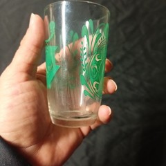 Vintage «Swanky Swig» Juice Glass Made By Hazel- Atlas Glass Company For Kraft