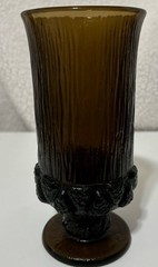 Vintage 1 1970’s Fostoria Sorrento Brown 6 3/4 Inch Wine/Water Goblets