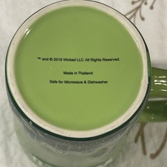 Wicked Broadway Musical Mug Green City Skyline One Short Day Elphaba Glinda 2018
