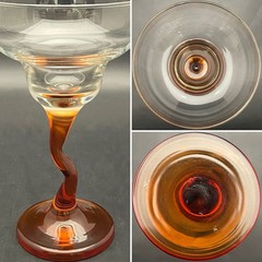 Circleware Snazzy With Style Margarita Glasses 4pc Made in Saudi Arabia 6.5″tall