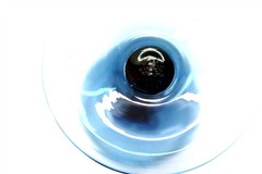 4 LENOX BLUE MIST Wine Glasses 7 1/8″ Tall Lot Set in Excellent Condition!!