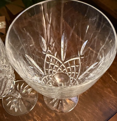 RARE Waterford (2) 8 3/8 Tall ARAGLIN ICED / ICE TEA GLASSES MINT (Lovely)
