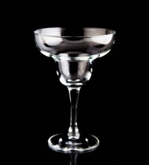 Vintage Margarita Cocktail Glasses Set of 5 Clear Plain Glass Barware