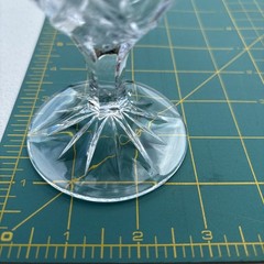 Godinger Milano Shannon Goblets 24% Lead Crystal Set o 4 Item #2525 Stemmed 13oz