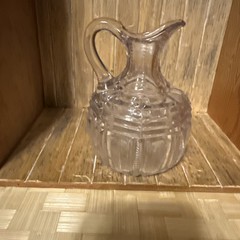EAPG 1870s Richards and Hartley COBB aka Zipper small cruet no stopper