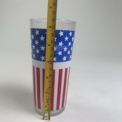 Vintage 1970’s “Stars & Stripes” Patriotic American Flag Pint Glass USA
