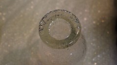 PAIR OF CLEAR DRINKING GLASSES 5.25 INCHES TALL