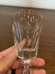STUNNING VTG SET(4) WATERFORD Crystal GLENCREE Claret Wine Glasses SIGNED 6″H
