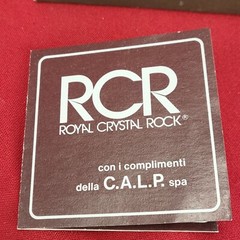 Vintage RCR Crystal Glass Blower Plate Limited Edition Italian Plaque Slab