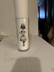 2 Fishes Eddy ‘Alice In Wonderland’ Tumbler …Libby…5.75 “ more Available