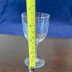 Set of 23 VTG Sasaki «Wheat» Pattern Crystal Cordial Shot Glasses Etched 2 Sizes