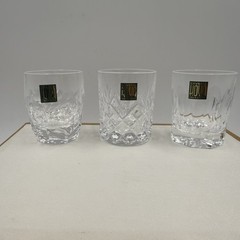 Vintage Hoya Crystal Shot Glasses, Made In Japan, Set Of 6, Boxed Unused