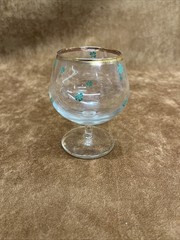 Vintage Glassware From Ireland With Clovers On It