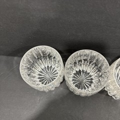 Mikasa Park Lane Crystal Executive Double Old Fashion Tumblers 4”