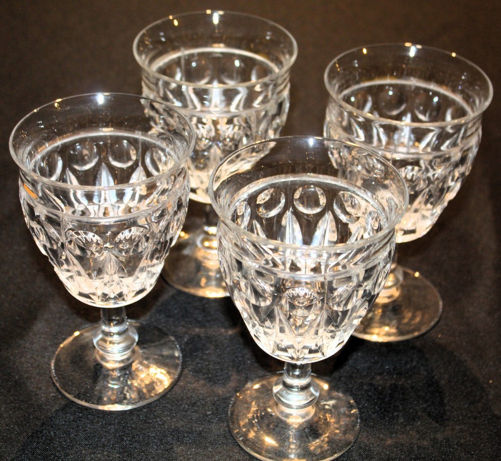 Paden City Chavalier Set Of Four Glasses Circa 1935