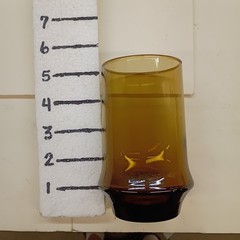 Vtg Libbey Tawny Impromptu Glass Tumblers Set of 5 5″ Smoke Brown Glasses