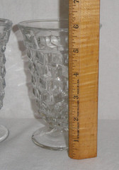 2 Fostoria Ice Tea Glasses Goblets ~ American ~ Footed Water Glass