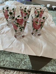 Possibly Franciscan Juice Glasses- 5 pieces