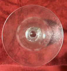 Vintage Tiffin-Franciscan “June Night” Etched Crystal Wine Goblet (6 1/4” Tall)