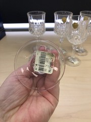 6 Count Of Cristal d’ Arques Lead Crystal Longchamp 17,5 cl Goblet Wine Glasses