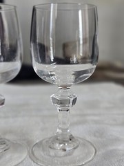 SET of 4 Vintage PARIS ROYAL J.G. DURAND CRYSTAL CORDIAL GLASSES , 2 1/2 OZ.