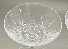 Set of 2 SIGNED Waterford Crystal Rosslare Champagne Tall Sherbet Glass 4 3/4″