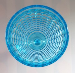 Adams EAPG Thousand Eye Turquoise Blue Sensation #160 Water Goblet USA 1874