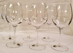 Waterford Sommelier Goblet Set of 6 In Black Waterford Box with tags #1056513